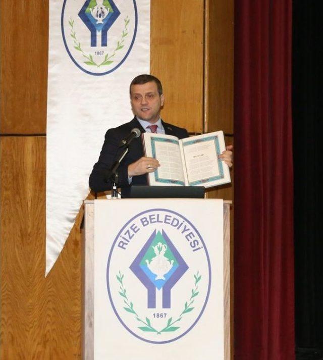 Rize’de “irfani Geleneğimiz Ve Hoca Ahmet Yesevi Konferansı” Yapıldı