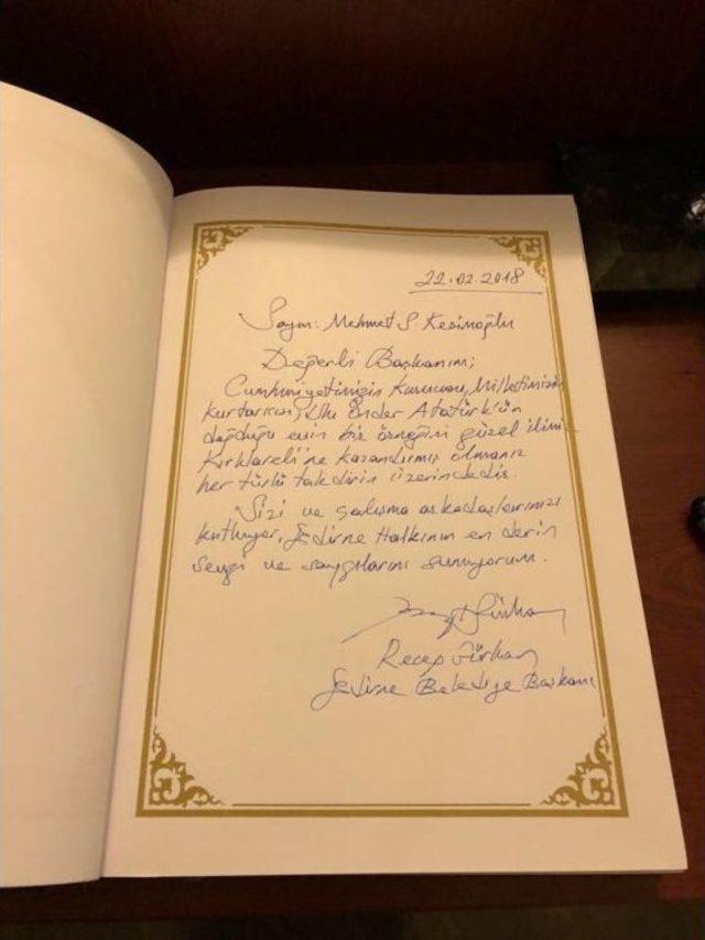 Recep Gürkan Atatürk Evi’ni Gezdi