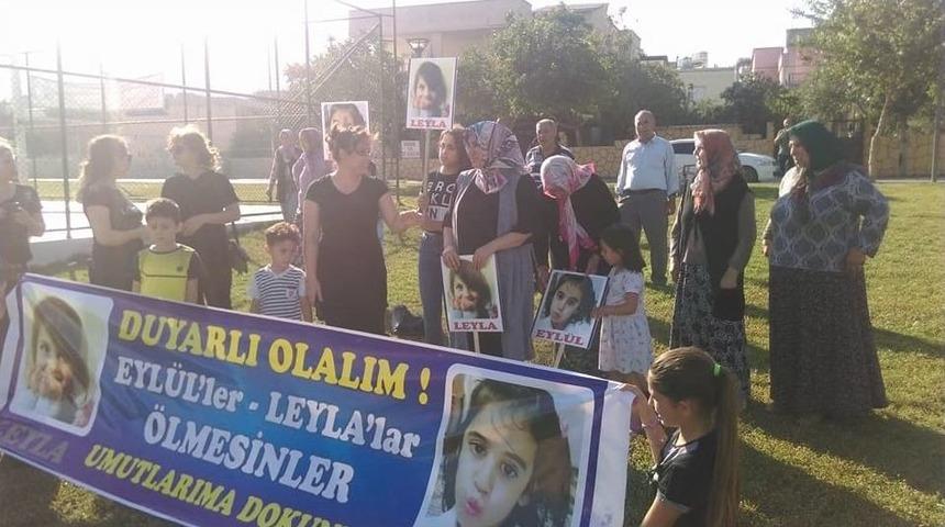 Nurdağı&rsquo;nda Annelerden &Ccedil;ocuk Cinayetlerine Tepki