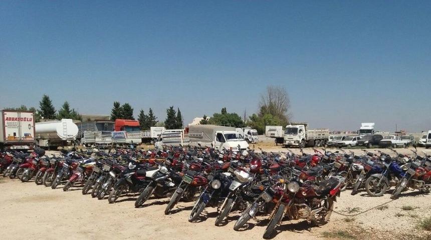 Şanlıurfa&rsquo;da 4 G&uuml;nde 233 &Ccedil;alıntı Motosiklet Ele Ge&ccedil;irildi