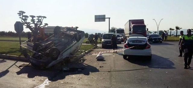 Manisa’da Trafik Kazası: 4 Yaralı