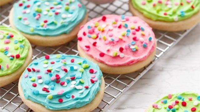 Renkli Kremalı Şirin Kurabiye