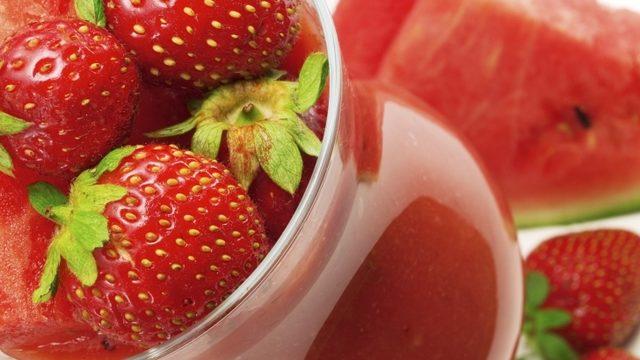 Karpuz-Çilek Smoothie