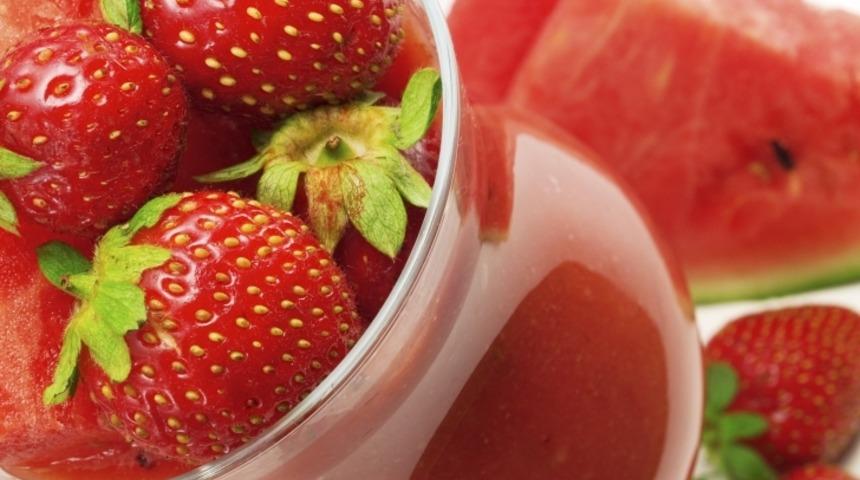 Karpuz-Çilek Smoothie