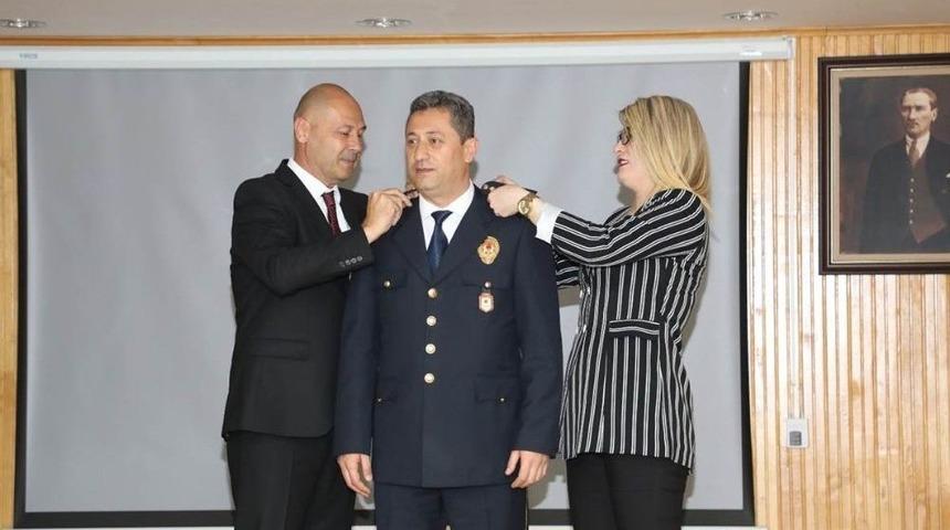 Kars Emniyeti&rsquo;nde Terfi Eden Personele R&uuml;tbeleri Takıldı