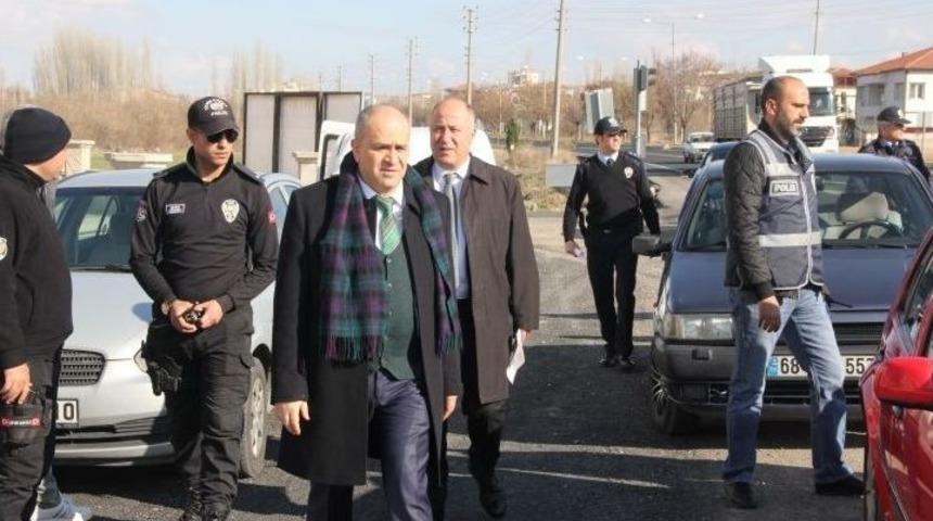 G&uuml;lşehir&rsquo;de Polis Ekipleri Şok Uygulaması Yaptı