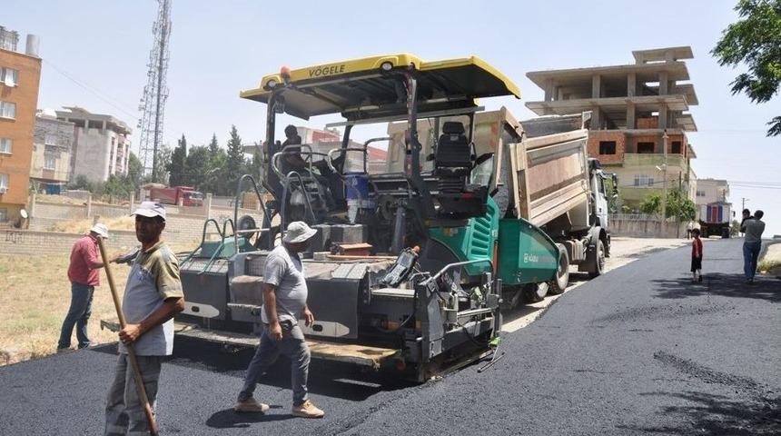 Cizre Belediyesinden Sıcak Asfalt &Ccedil;alışması