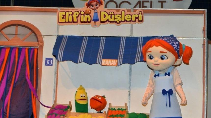 &Ccedil;ocuklar Elif&rsquo;in D&uuml;şleriyle Eğlendi