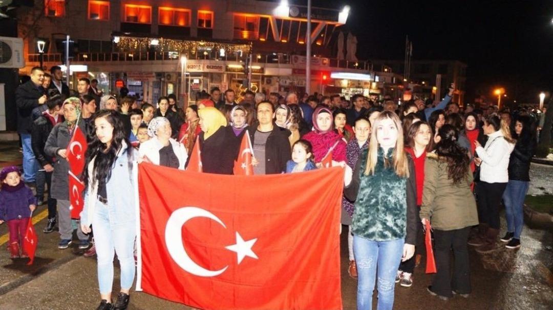 Sarıg&ouml;l&rsquo;de Şehitlere Saygı Y&uuml;r&uuml;y&uuml;ş&uuml;