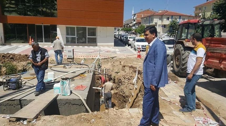 Başkan Yal&ccedil;ın &Ccedil;alışmaları Yerinde İnceledi