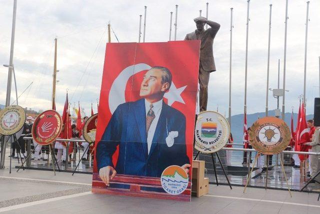Atatürk’ün Marmaris’e Gelişi Törenle Kutlandı