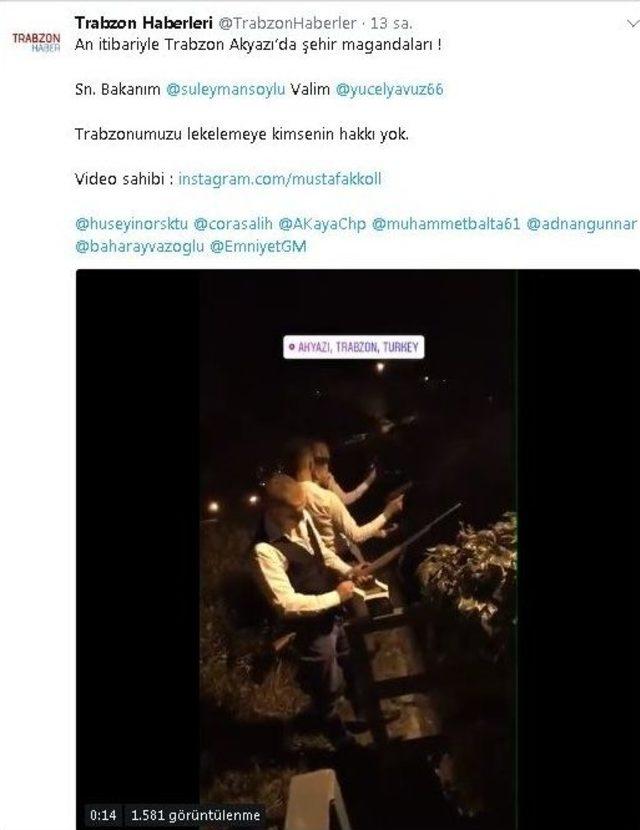 Sosyal Medyada Paylaşılan Ateş Etme G&ouml;r&uuml;nt&uuml;leri Vali Yavuz&rsquo;u Harekete Ge&ccedil;irdi 1