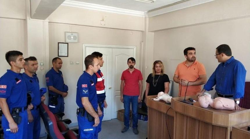 Alaşehir&rsquo;de Jandarması İlk Yardım Eğitiminden Ge&ccedil;ti