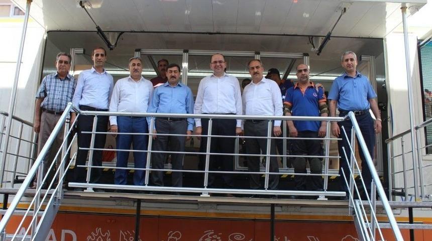 Deprem Sim&uuml;lasyonu Tırı Bing&ouml;l&rsquo;de