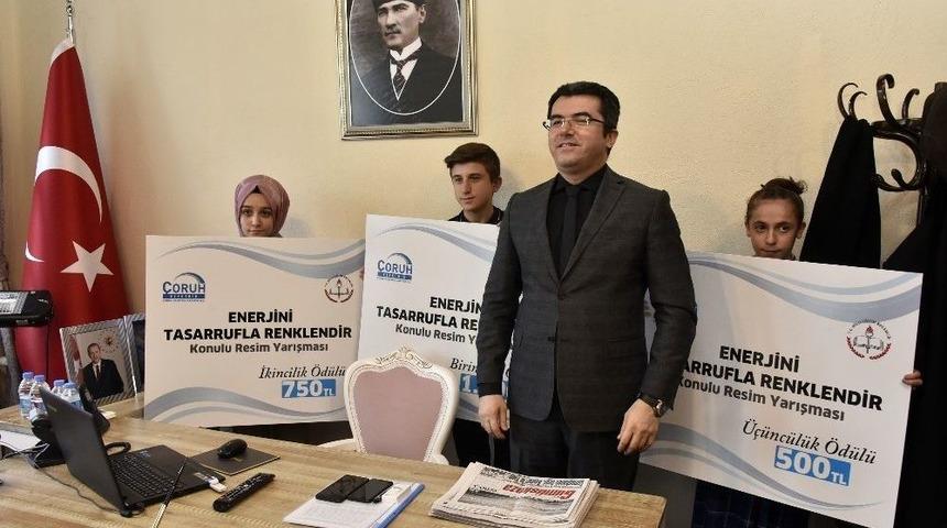 G&uuml;m&uuml;şhane&rsquo;de Enerji Tasarrufu Konulu Resim Yarışması Sonu&ccedil;landı