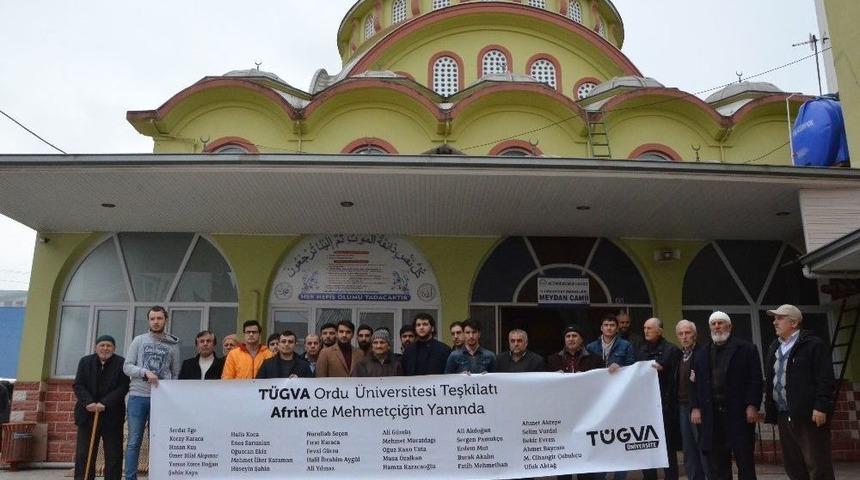 T&uuml;gva&rsquo;lı Gen&ccedil;lerden Afrin&rsquo;e Destek