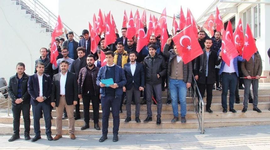 Elazığ&rsquo;da Gen&ccedil;lerden Zeytin Dalı Harekatına Destek