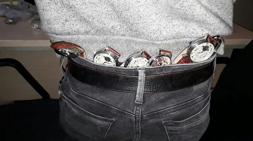 Sınırdan Bu Sefer Kol Saati Ge&ccedil;irmeye &Ccedil;alıştılar