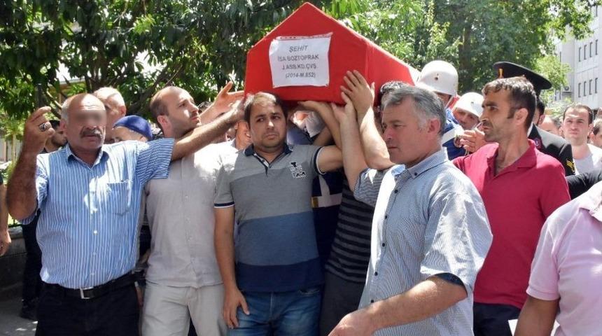 Şehit Cenazesinde Kahreden Fotoğraf