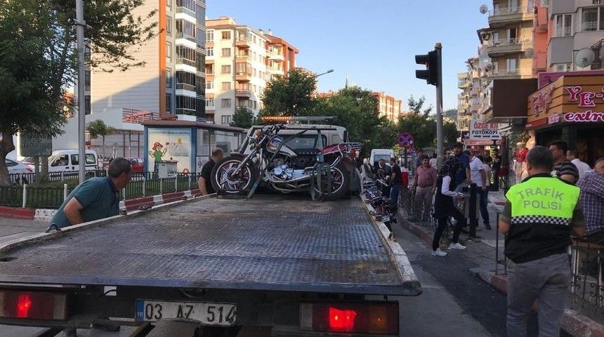 Afyonkarahisar&rsquo;da Motosiklet Denetimi