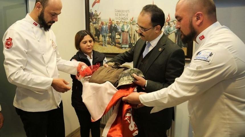 Başkan Cahan&rsquo;a Afrin&rsquo;den B&uuml;y&uuml;k Emanet