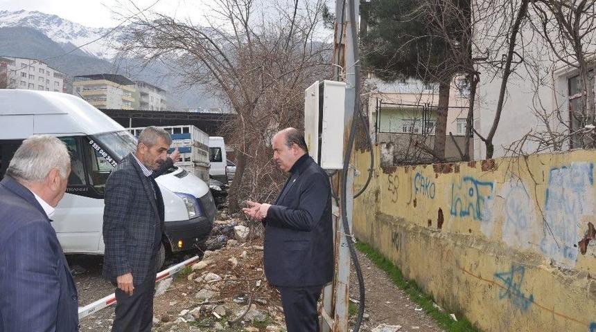 Sason&rsquo;da Genişletilecek Cadde İle Trafik Rahatlatılacak