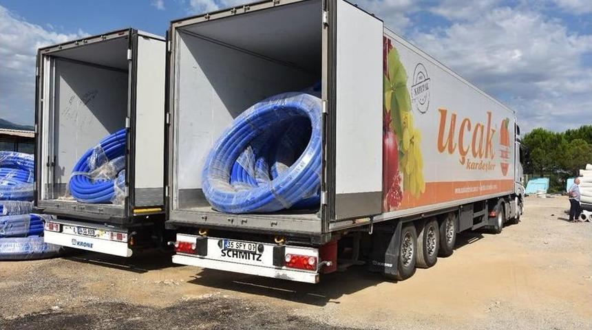 Başkan U&ccedil;ak Kendi Şirket Ara&ccedil;larını Vatandaşın Hizmetine Sundu