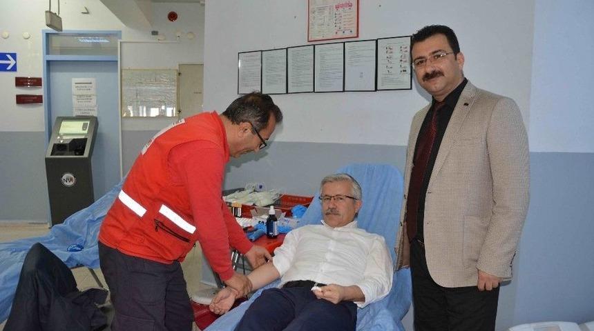 Ortaca&rsquo;da Eğitimcilerden Kan Bağışı