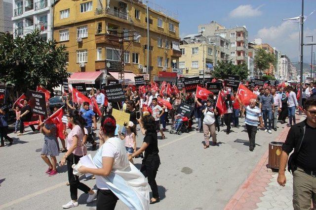 Dörtyol’da Çocuk İstismarına Tepki Yürüyüşü