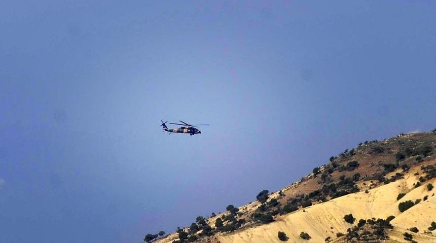 Suriye Sınır Hattında Helikopter Hareketliliği
