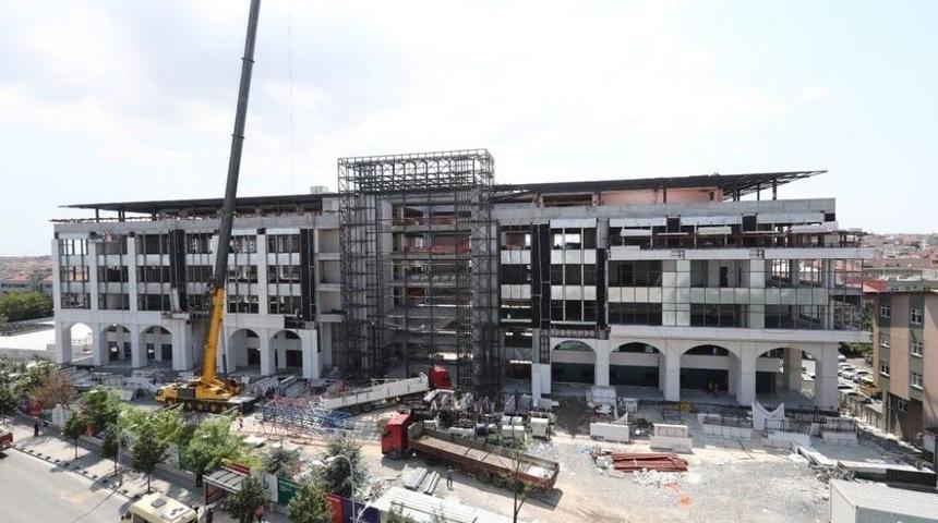 Bağcılar Belediyesi&rsquo;nin Yeni Hizmet Binası Yıl Sonunda A&ccedil;ılıyor