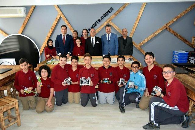 Başkan Kayda, Stem Ve Maker Atölyesini Gezdi 2