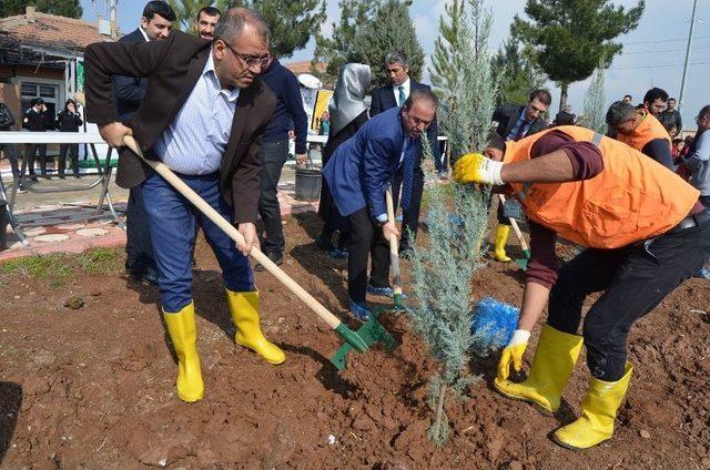Batman&rsquo;da Asri Mezarlığı&rsquo;na 5 Bin Fidan Dikildi 1