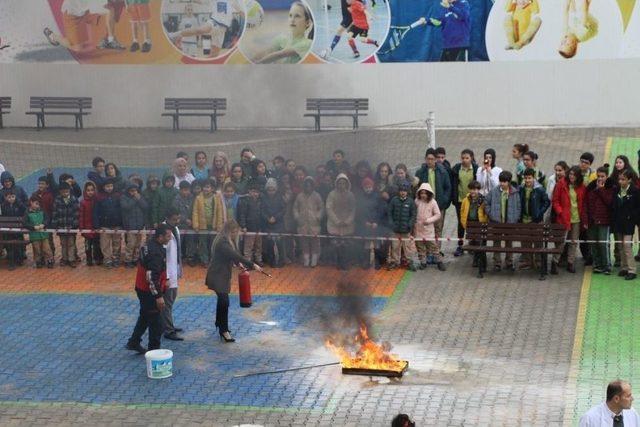 Çamlıca Okullarında Yangın Ve Deprem Tatbikatı