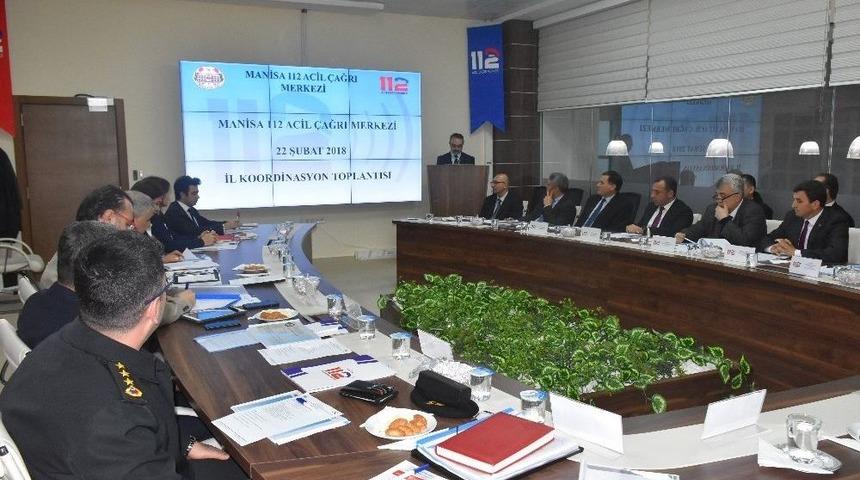Acil &Ccedil;ağrı Hizmetleri Vali G&uuml;ven&ccedil;er Başkanlığında Toplandı