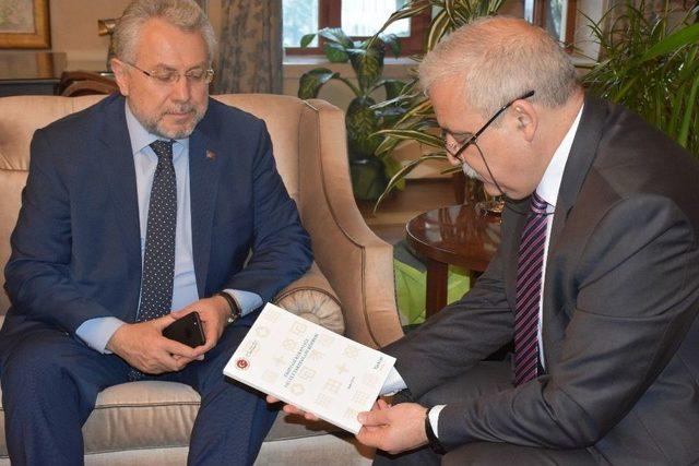 Ekonomi Bakanlığı Heyetinden Vali G&uuml;ven&ccedil;er&rsquo;e Ziyaret 1