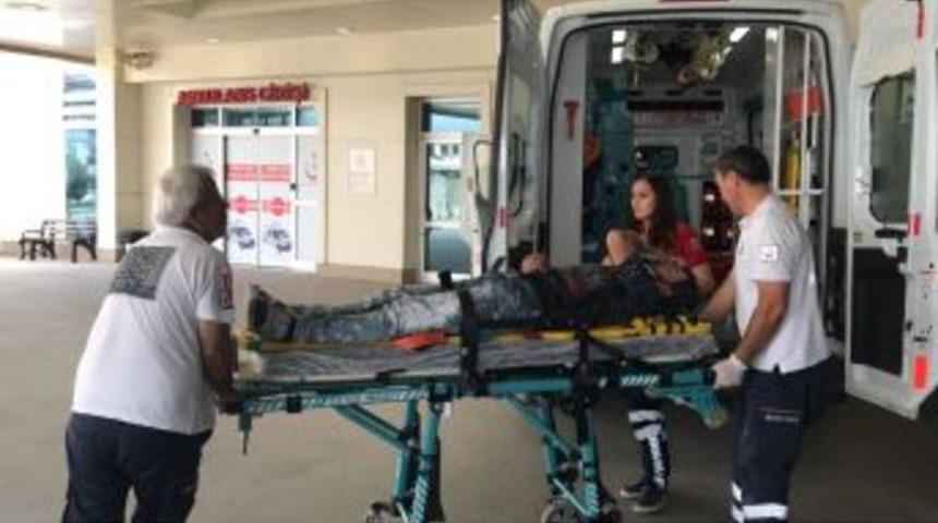 D&uuml;zce&rsquo;de İnşaattan D&uuml;şen İş&ccedil;i Yaralandı