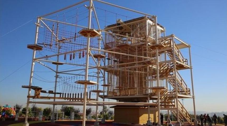 Macera Parkı Yenilenen Y&uuml;z&uuml;yle Yaz Sezonuna Hazır