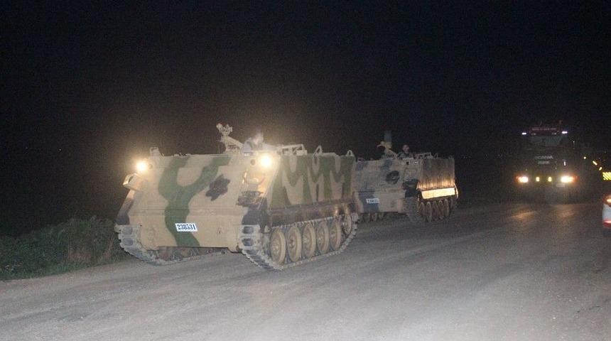 Hatay&rsquo;daki Sınır Birliklerine Tank Sevkiyatı S&uuml;r&uuml;yor