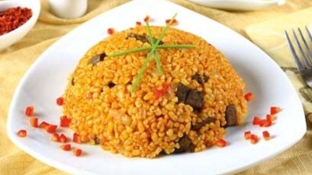 Ciğerli Bulgur Pilavı