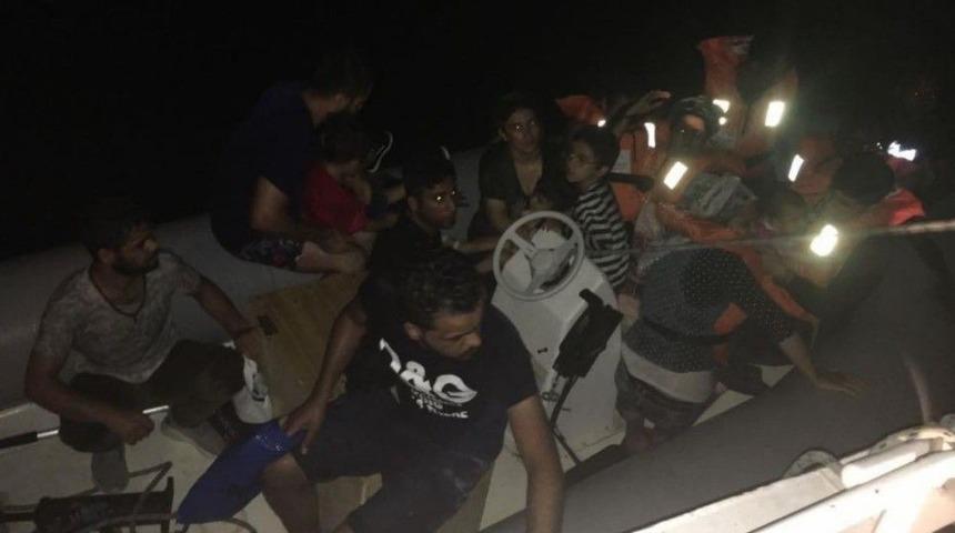 Bodrum A&ccedil;ıklarında 15 Ka&ccedil;ak G&ouml;&ccedil;men Yakalandı