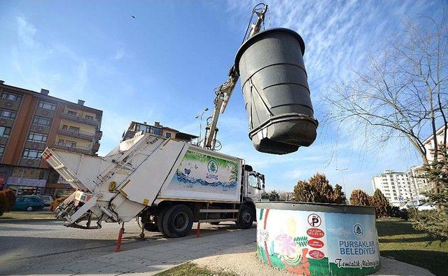 Pursaklar’daki Yeraltı Çöp Konteyner Sayısı Artıyor