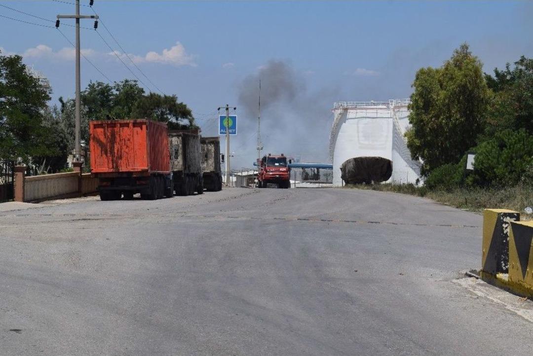 Gemi D&ouml;n&uuml;ş&uuml;m B&ouml;lgesinde Yangın