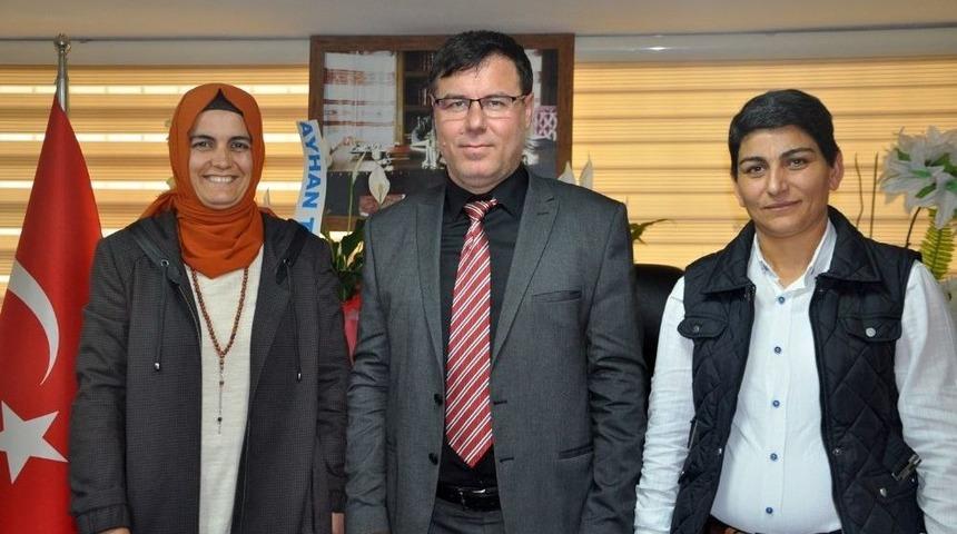 Didim Esnaf Odasında İki Bayan Esnafa G&ouml;rev Verildi