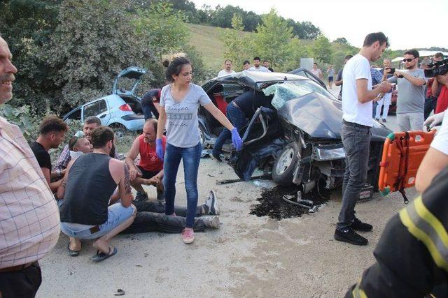 İzmit-kandıra Yolunda Zincirleme Kaza: 1 Ölü, 15 Yaralı