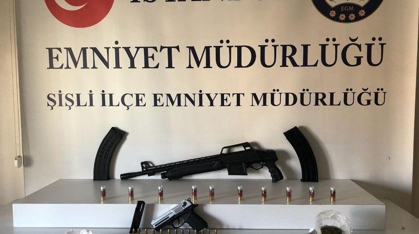 Şişli&rsquo;deki Uyuşturucu Operasyonu Polis Helikopteri Kamerasında