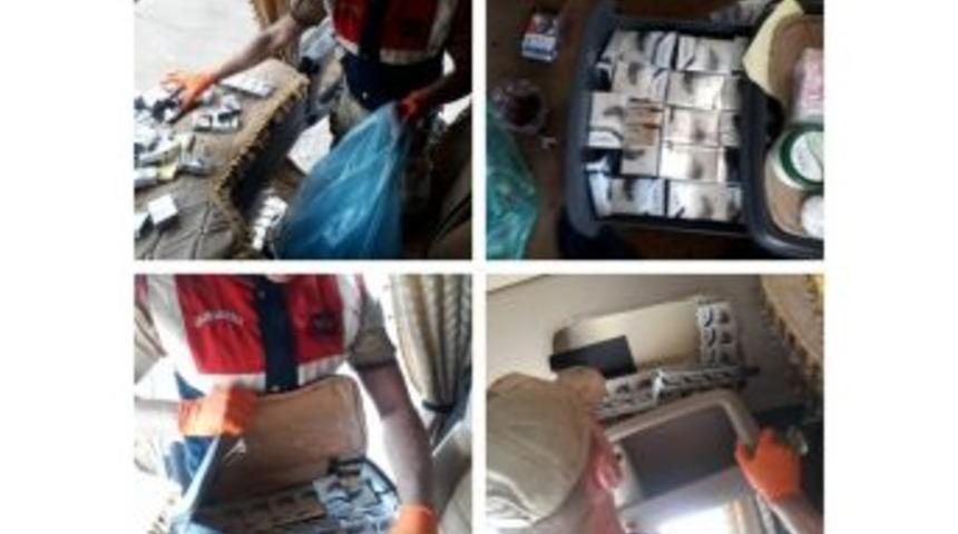 İlkyardım &Ccedil;antasında Ka&ccedil;ak Sigara &Ccedil;ıktı