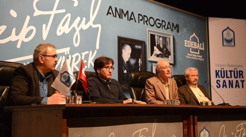 Şairler Sultanı Necip Fazıl Anıldı