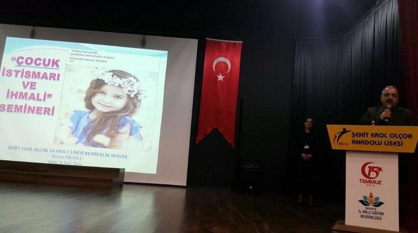 Şehit Erol Ol&ccedil;ok Lisesinden &lsquo;&ccedil;ocuk İstismarına&rsquo; Tepki