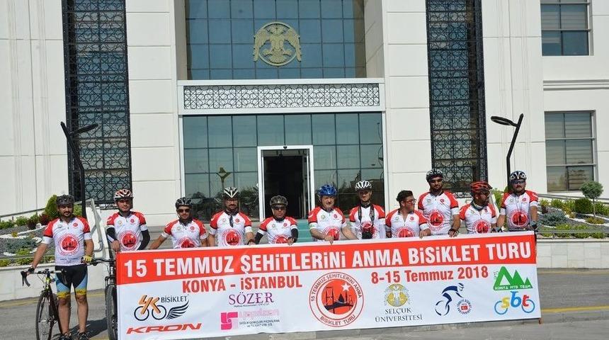 15 Temmuz Şehitleri İ&ccedil;in Yola &Ccedil;ıktılar